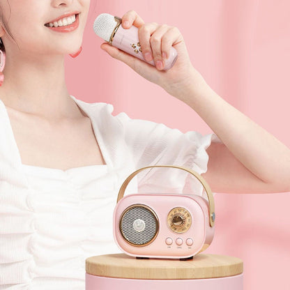 Compact Karaoke Machine & Bluetooth Wireless Speaker