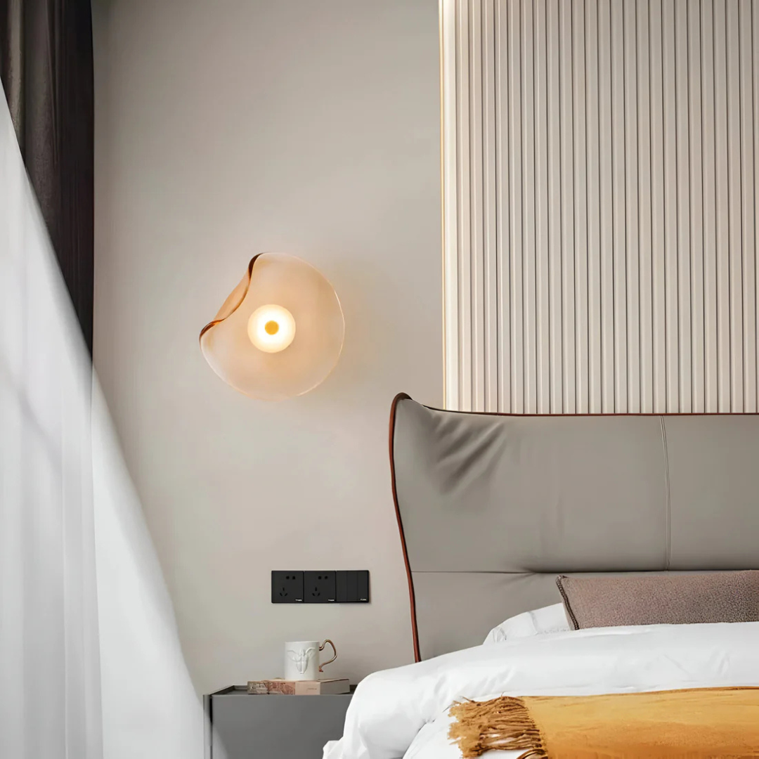 Modern Circular Glass Wall Lamp