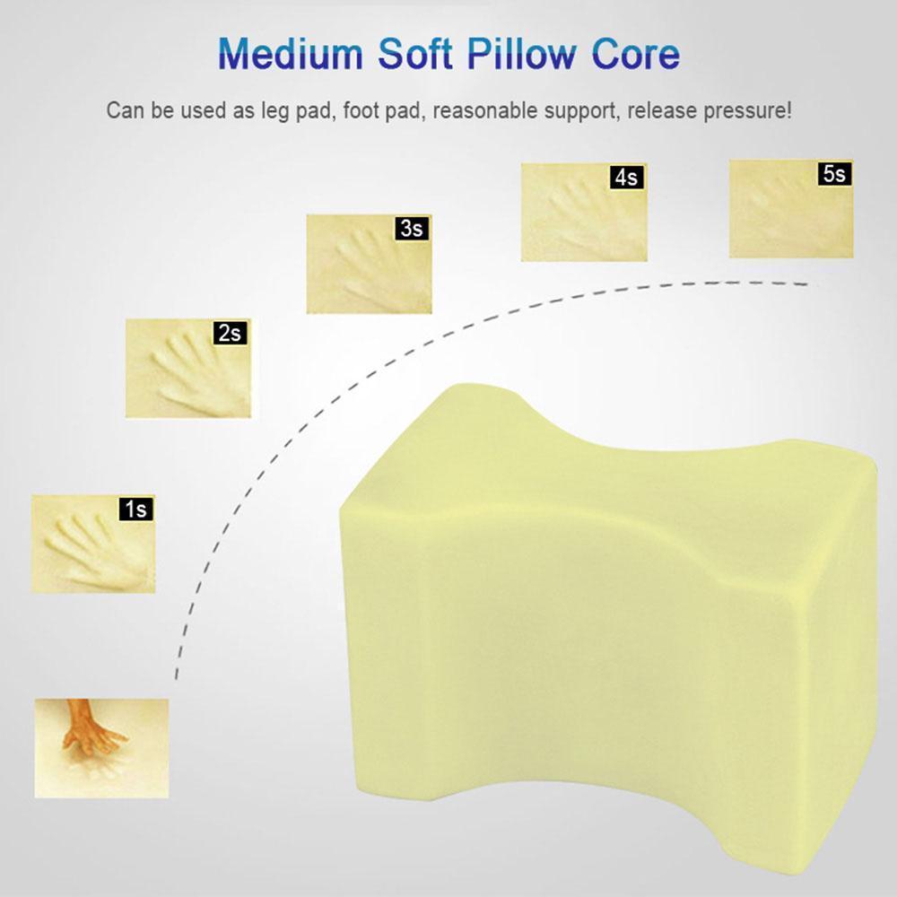 Contoured Memory Foam Knee Support Pillow