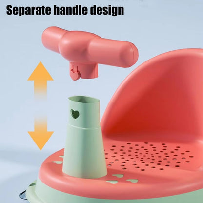 Secure Baby Bath Seat with Easy Grip Handle