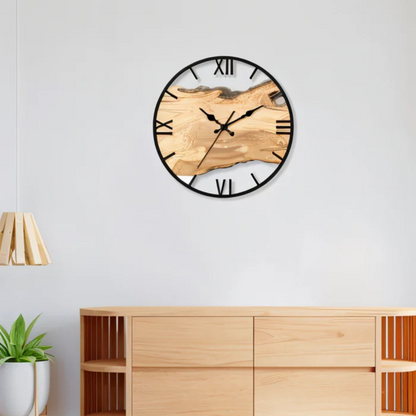 Sleek Simple Round Wall Clock