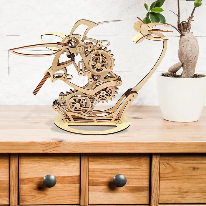 Handcrafted Wooden Whirling Bird Decor