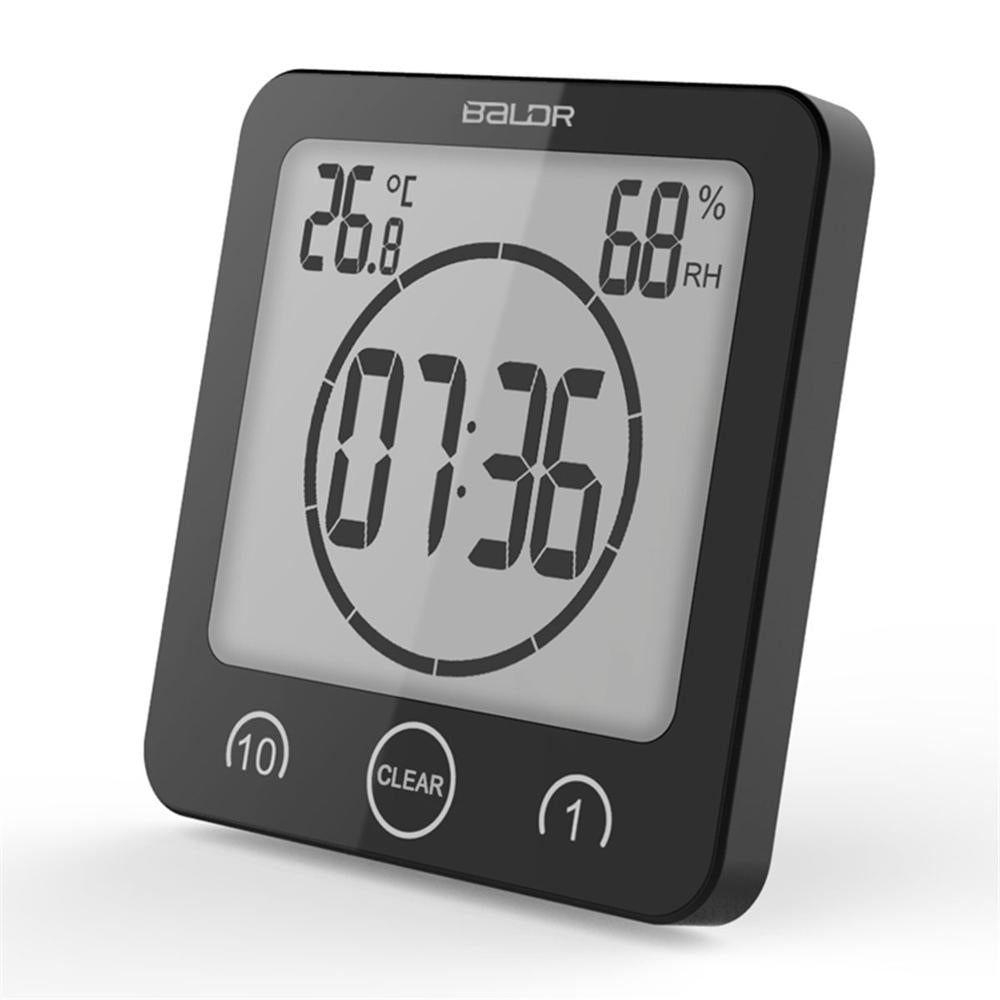 Showerproof AM FM Radio Alarm Clock - Luxicro