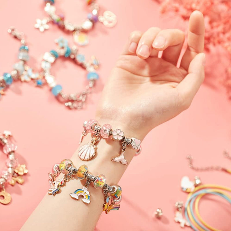 Colorful Kids Beaded Bracelet Set