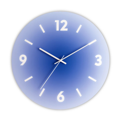 Elegant Circular Glass Wall Timepiece