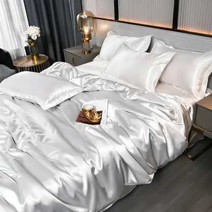 Luxurious Soft Silk Bed Sheet Set