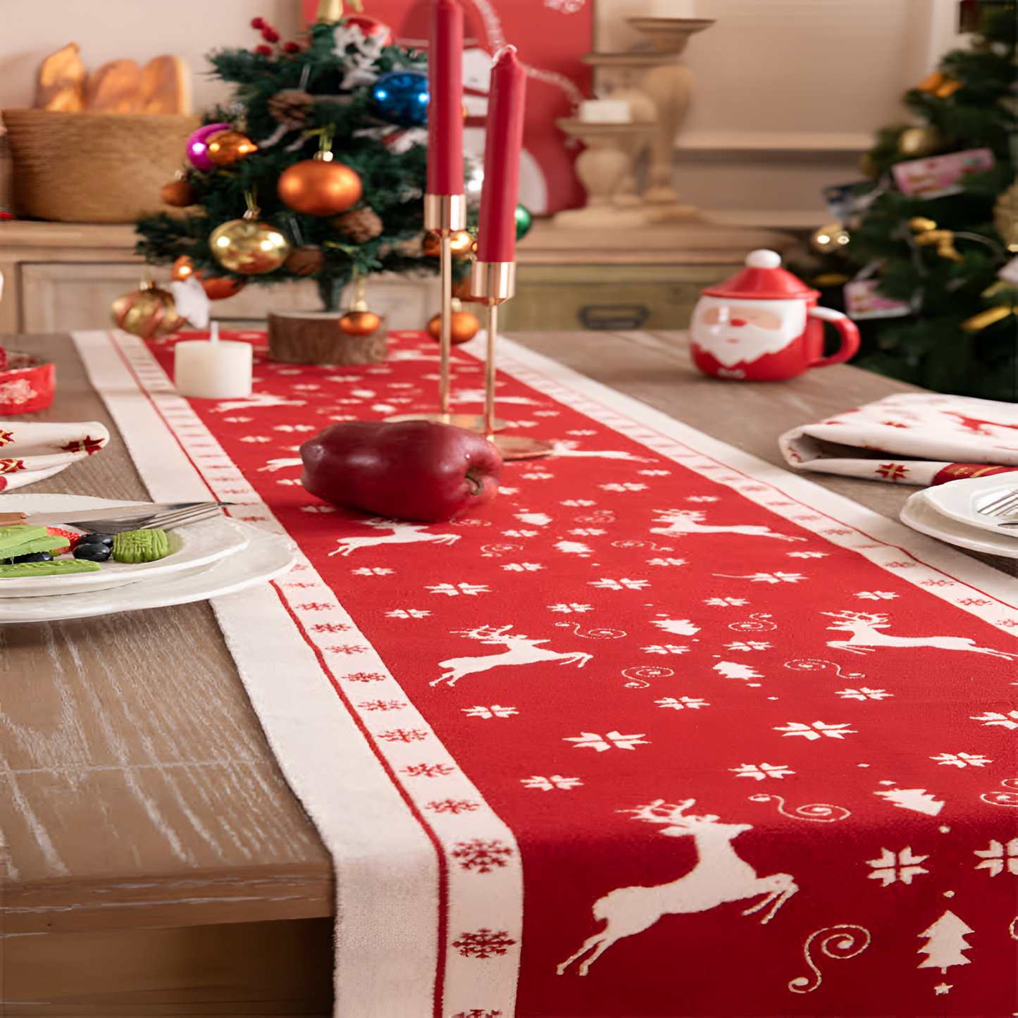 Premium Decorative Fringed Table Runner