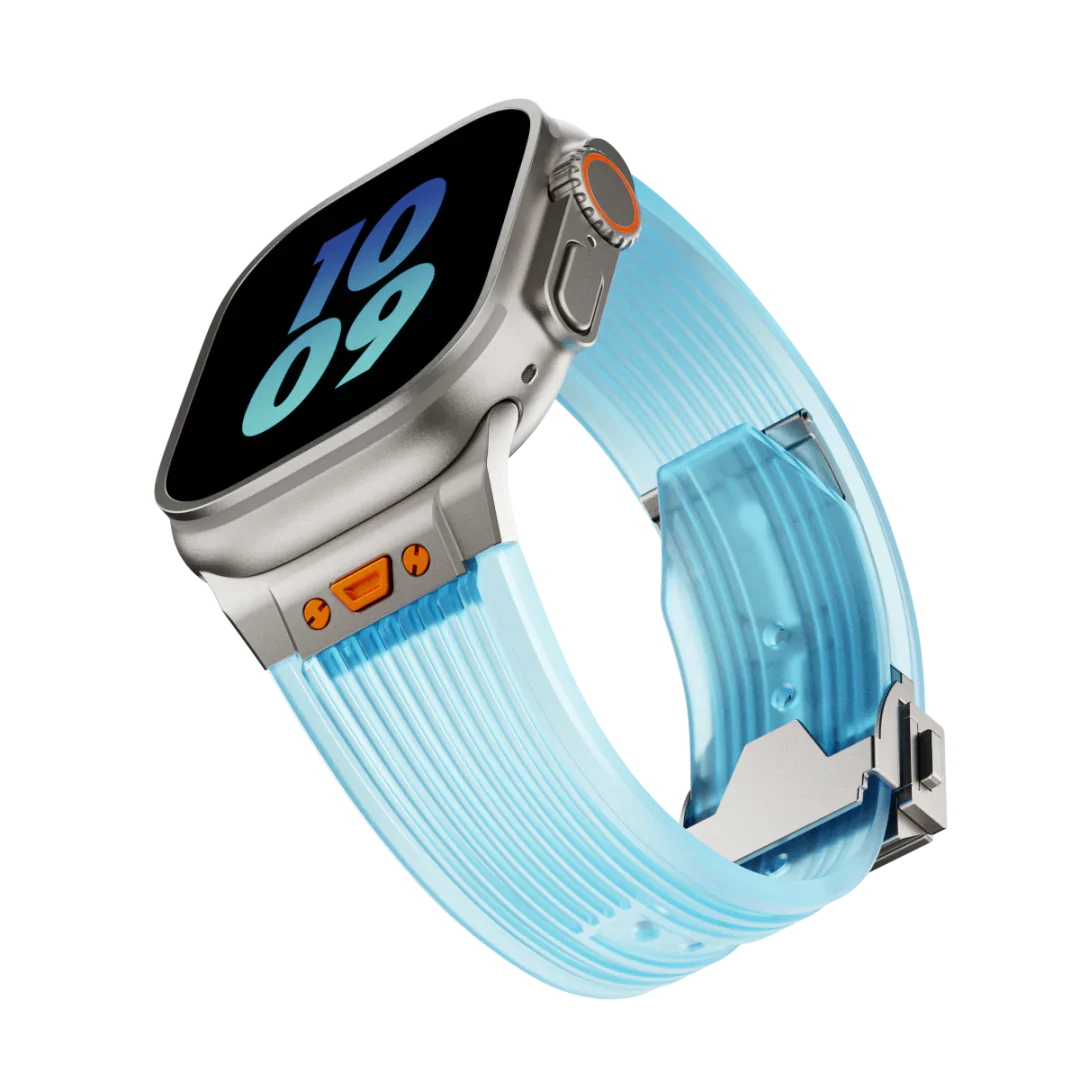 Clear Flexible Apple Watch Strap