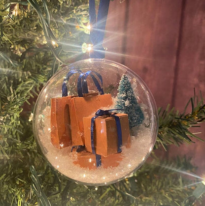 Sparkling Transparent Holiday Ball Decoration