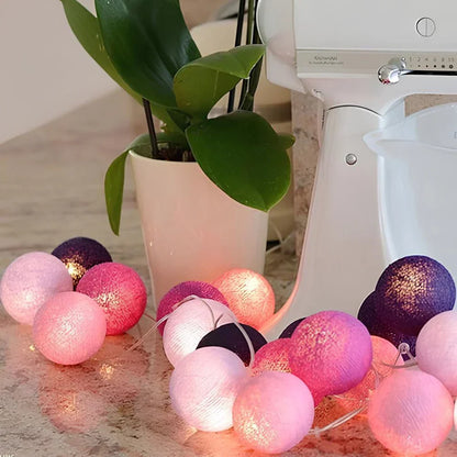 Soft Ivory Fairy Light String Decoration