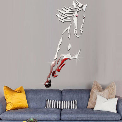 Beautiful Horse Wall Mirror Sticker Decor