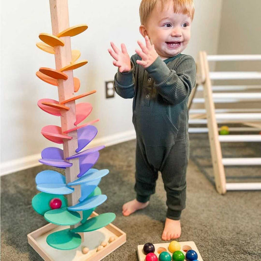 Colorful Musical Marble Tree Toy for Children - Luxicro