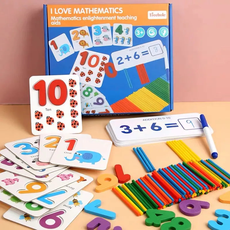 Colorful Number Learning Counting Blocks Toy - Luxicro