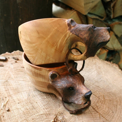 Unique Handcrafted Wood Coffee Mug