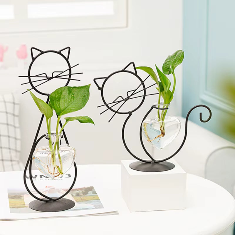 Cute Cat Ceramic Flower Pot