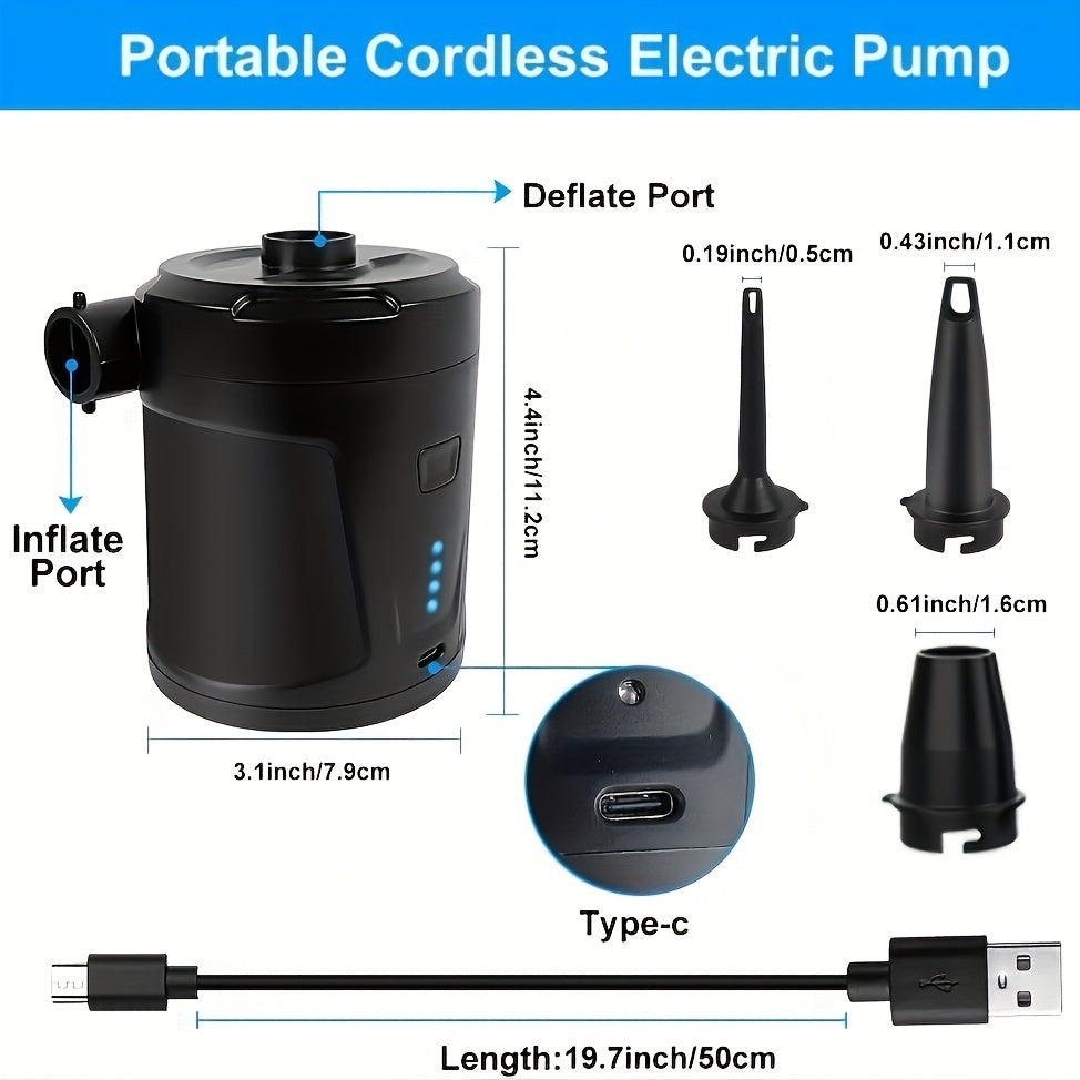 Compact Travel Air Pump Mini Inflator