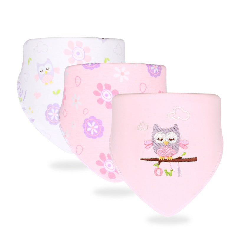 Cute Baby Drool Bib Set - Soft Bibs with Cute Designs
