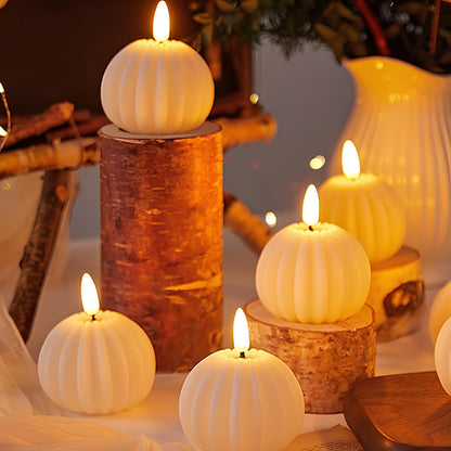 Flameless Battery Powered Wax Candles - Luxicro