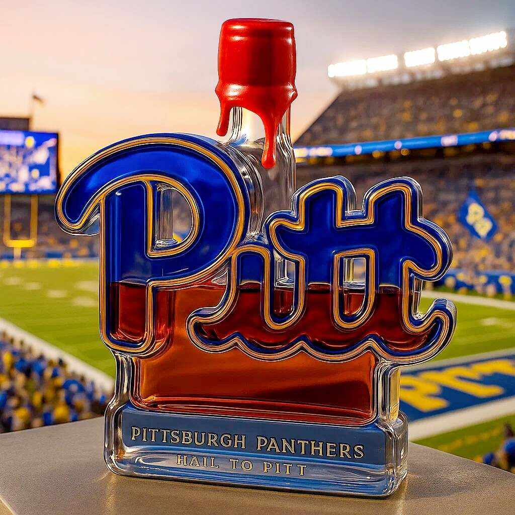 Official Pitt Panthers Liquor Decanter