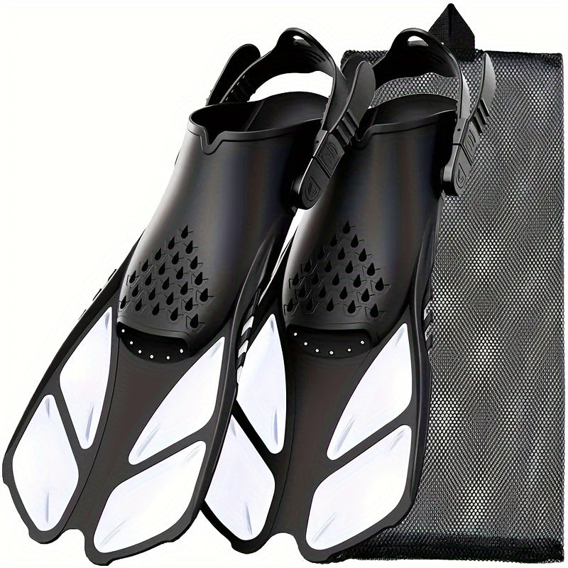 Compact Unisex Snorkel Fins for Travel