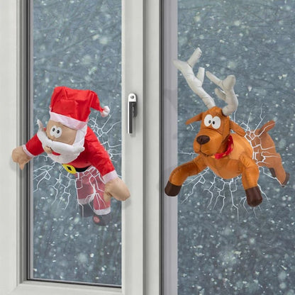 Colorful Holiday Window Sticker Decals