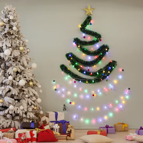 Foldable Wall Mount Christmas Tree