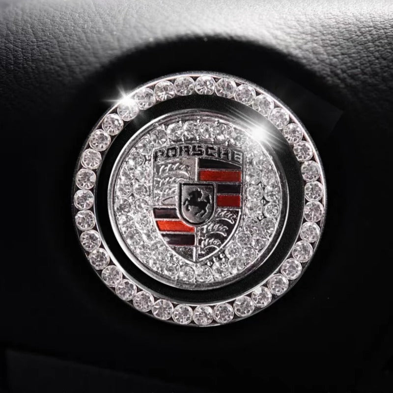 Sparkly Car Key Start Button Cover Ring