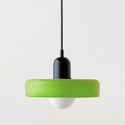 Vibrant Colored Glass Hang Ceiling Light Fixture