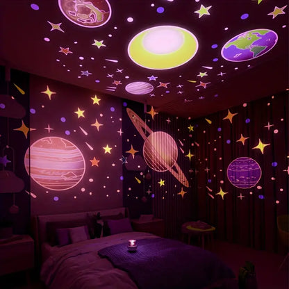 Cosmic Night Light Star Projector for Kids