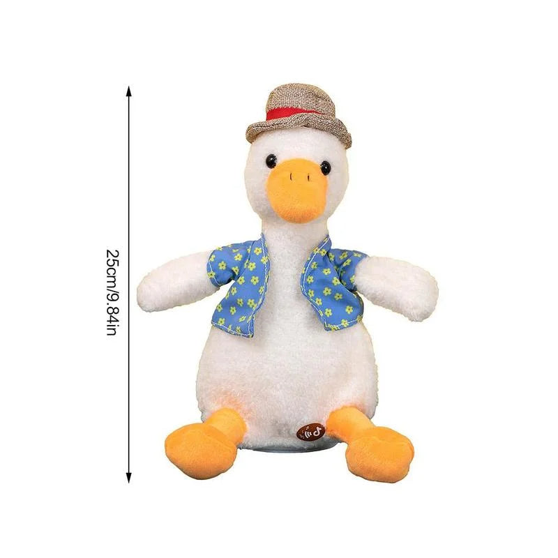 Fun Quacking Duck Toy with Cap