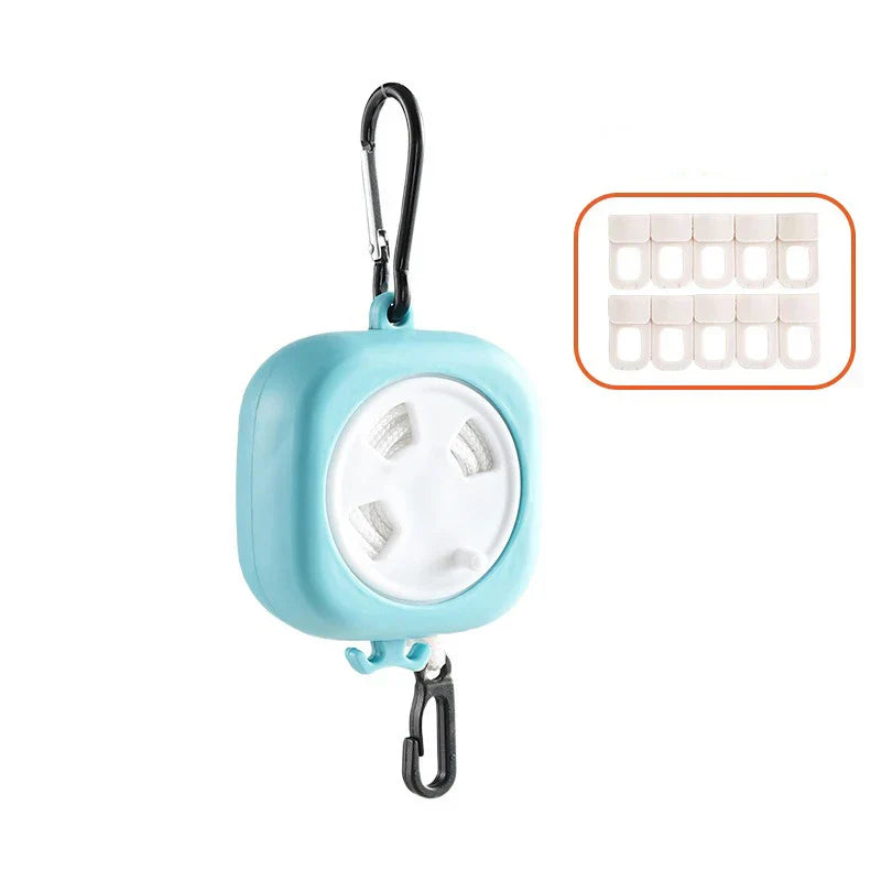 Compact Retractable Indoor Outdoor Clothes Dryer Line - Luxicro