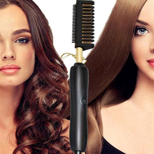 Advanced Curl and Flat Iron Hair Styler - Luxicro