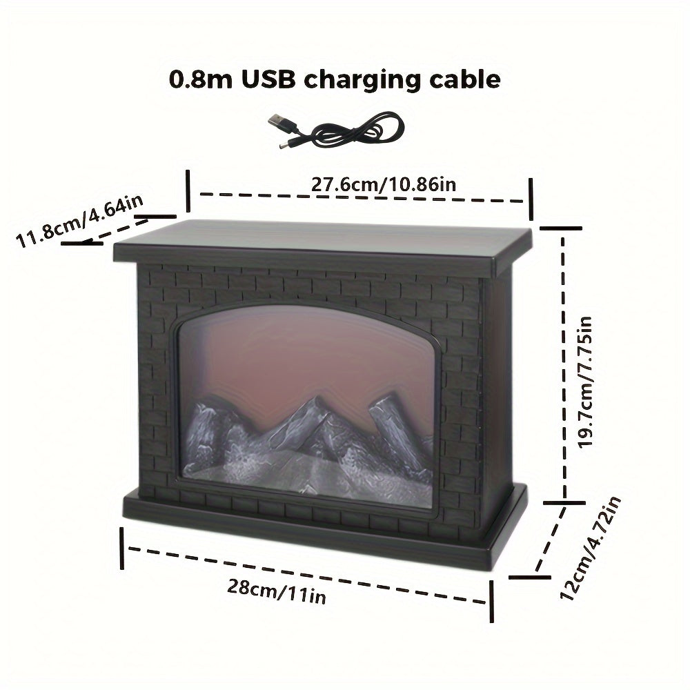 Cozy Flame Electric Fire Lamp