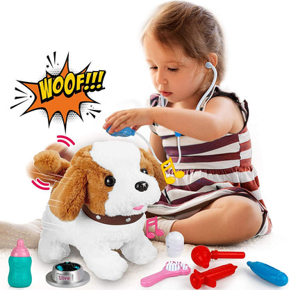 Fun Interactive Plush Dog Toy