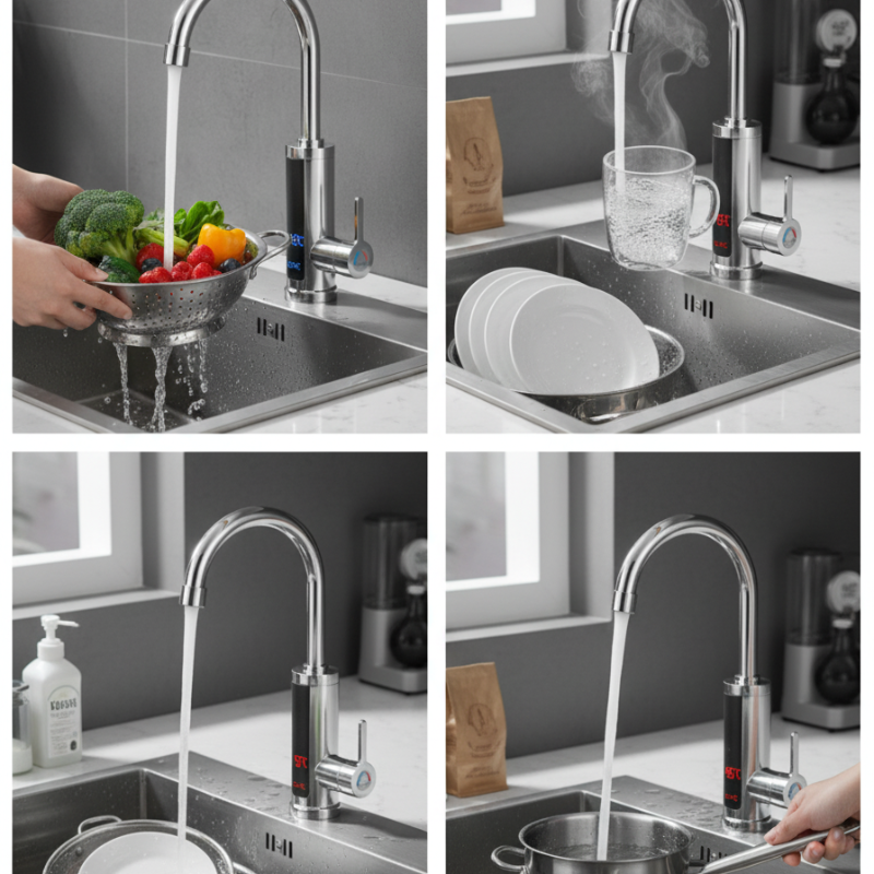 Quick Easy Hot Water Sink Faucet