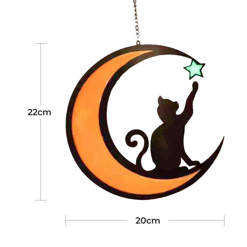 Adorable Kitty Glass Chain Necklace