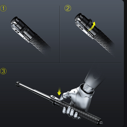 Tactical Folding Walking Stick for Safety and Protection