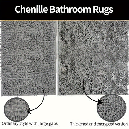 Comfy Circular Bath Mat Soft Grip Shower Rug