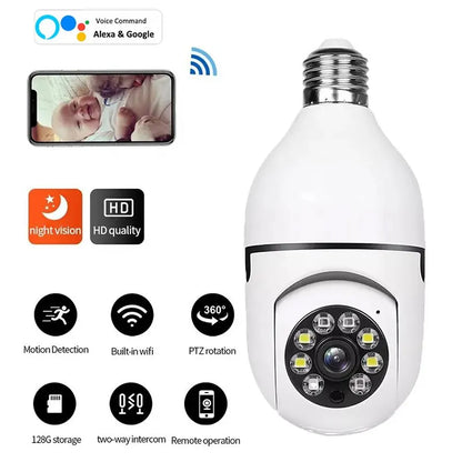 Smart Home Security Camera with Night Vision and Alexa - Luxicro
