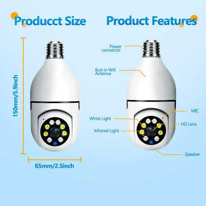 Smart Home Security Camera with Night Vision and Alexa