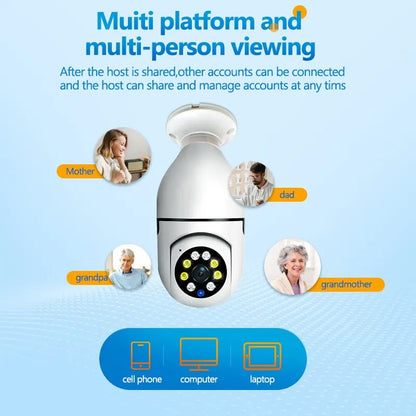 Smart Home Security Camera with Night Vision and Alexa