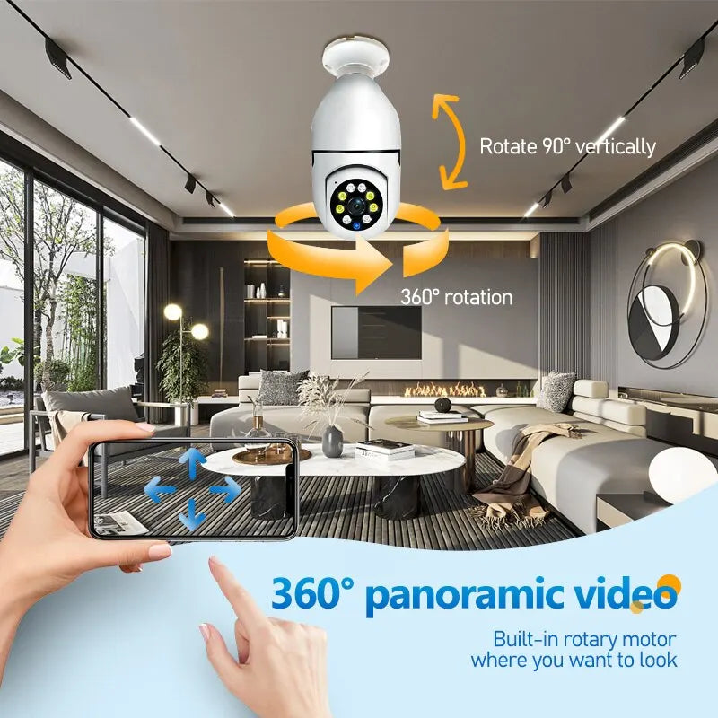 Smart Home Security Camera with Night Vision and Alexa