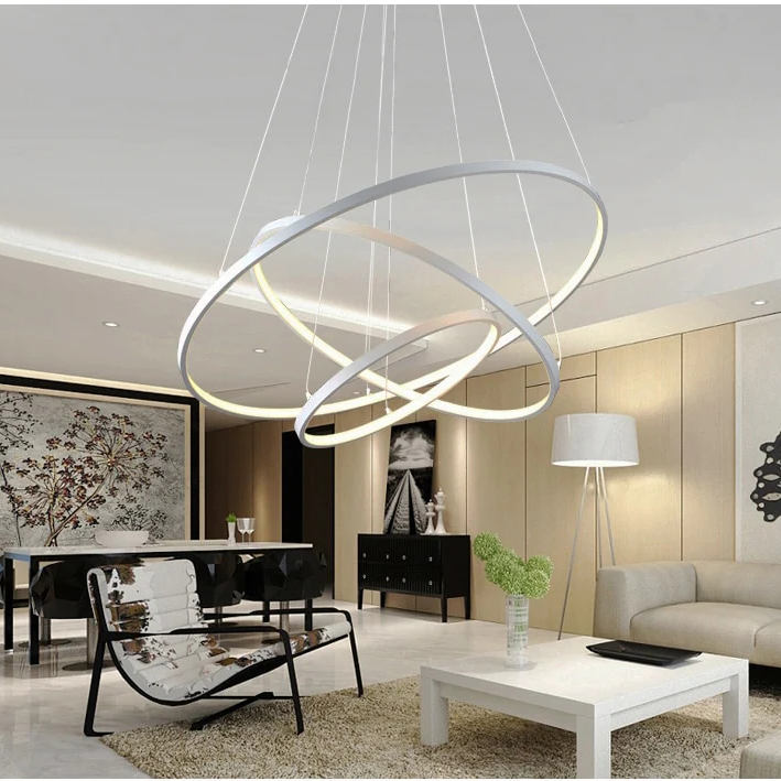 Round Sparkling Chandelier Lamp - Luxicro