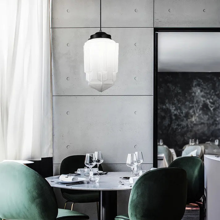 Modern Geo Glass Pendant Light
