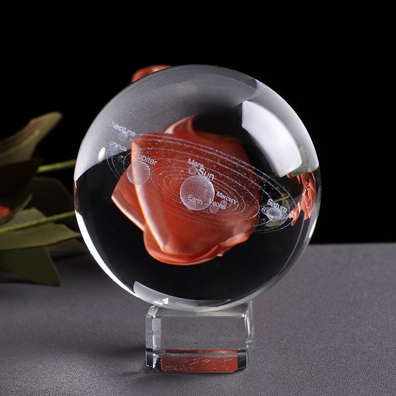 Beautiful Round Glass Ornament