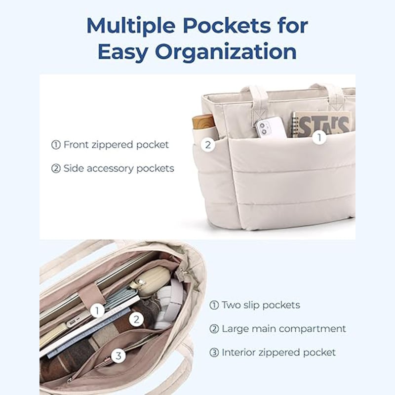 Big Spacious Shopping Tote Bag