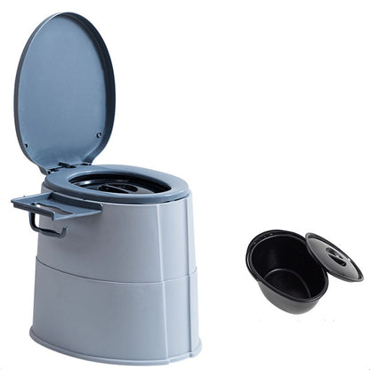 Standard White Toilet Bowl with Seat - Luxicro