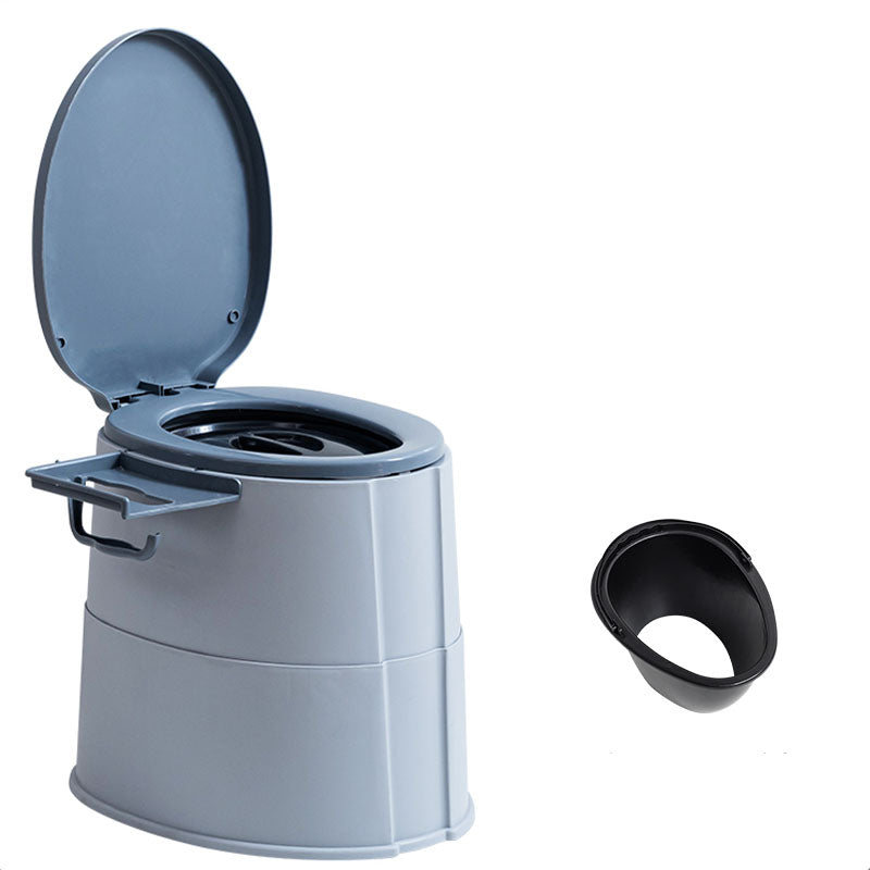 Standard White Toilet Bowl with Seat