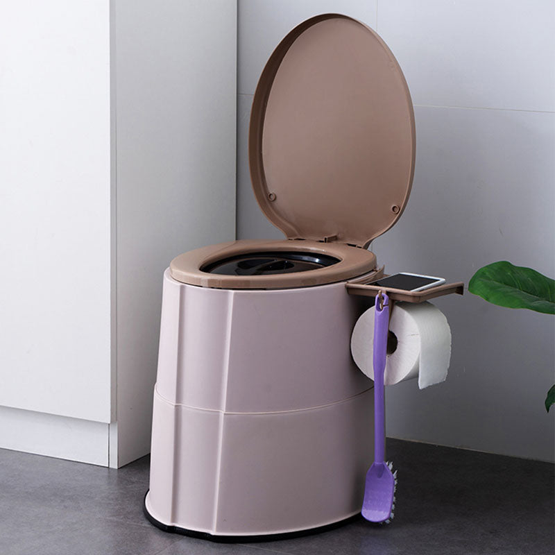 Modern Plastic Floor Mount Toilet Bowl with Seat