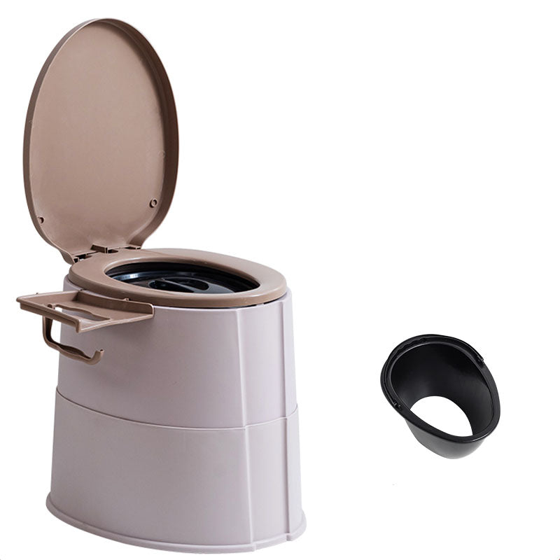 Modern Plastic Floor Mount Toilet Bowl with Seat